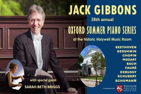 JACK GIBBONS AND SARAH BETH BRIGGS: FROM SCHUBERT TO GERSHWIN — event image